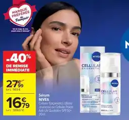 Carrefour Sérum NIVEA offre