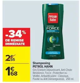 Carrefour Shampooing PETROL HAHN offre