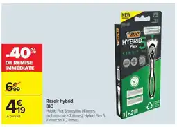Carrefour Rasoir hybrid BIC offre