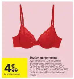 Carrefour Soutien-gorge femme offre