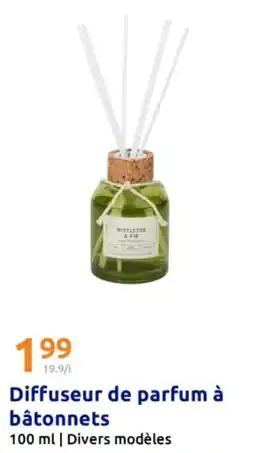 Action Diffuseur de parfum à bâtonnets offre