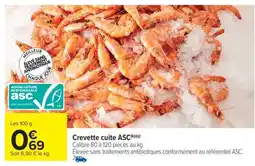 Carrefour Market Crevette cuite ASC offre