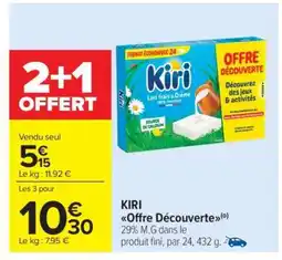 Carrefour Market KIRI Offre Découverte offre