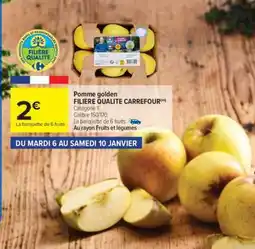 Carrefour Market Pomme Golden FILIÈRE QUALITÉ CARREFOUR offre