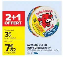 Carrefour Market La Vache qui rit Offre découverte offre