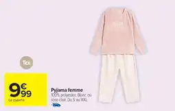 Carrefour Market Pyjama femme offre