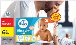 Carrefour Market Couches ultra dry CARREFOUR BABY offre
