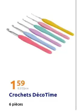 Action Crochets Déco Time offre