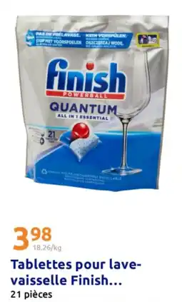 Action Tablettes pour lave- vaisselle Finish offre