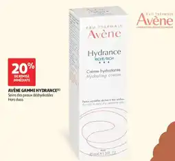 Auchan Avène gamme hydrance offre