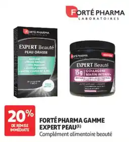 Auchan Forté pharma gamme expert peau offre