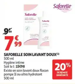 Auchan Saforelle soin lavant doux offre