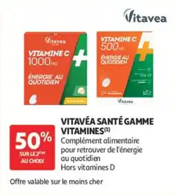 Auchan Vitavéa santé gamme vitamines offre