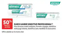 Auchan Elmex gamme sensitive professional offre