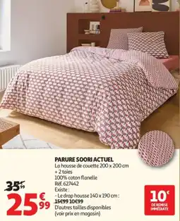 Auchan Parure soori actuel offre