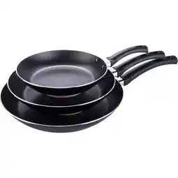 Carrefour Market Lot de 3 poêles offre