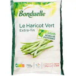 Carrefour Market Bonduelle haricots verts extra fins surgelés offre