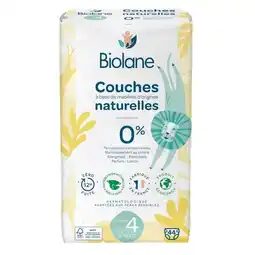 Carrefour Market Biolane couches naturelles offre