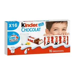 Carrefour Kinder chocolat barres chocolatées lait offre