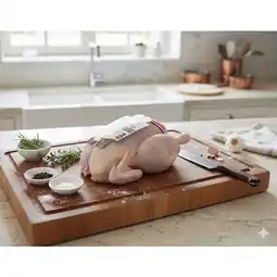 Carrefour Refs.sans marque poule fermière prête à cuire label rouge offre