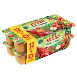 Carrefour Andros desserts fruitiers offre
