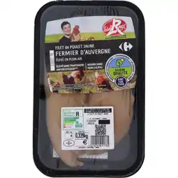 Carrefour Filière qualité carrefour filet de poulet fermier d'auvergne label rouge offre