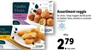 Lidl Assortiment veggie offre