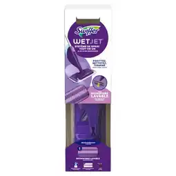 Carrefour Swiffer balai avec système de spray nettoyant offre