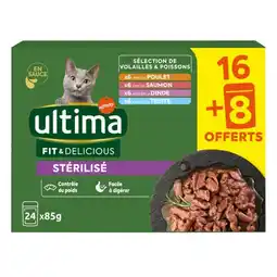 Carrefour Ultima sachet repas pour chats stérilisé offre