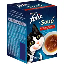 Carrefour Felix purina soupe pour chat offre