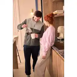 Carrefour Tex sweat polaire full zip homme offre