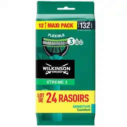 Carrefour Wilkinson rasoirs non rechargeables maxi pack offre