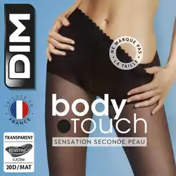 Carrefour Dim collant body touch transparent offre