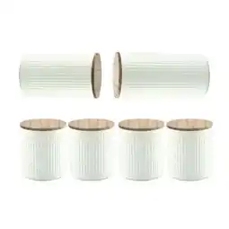 Carrefour Carrefour home set de 6 boîtes grès offre