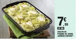 E.Leclerc Gratin de pomme de terre jambon chevre offre