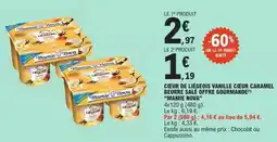 E.Leclerc Mamie nova - ceeur de llégeois vanille cœur caramel beurre salé offre gourmande offre