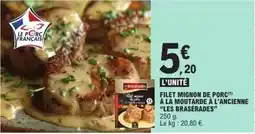 E.Leclerc Filet mignon de porc a la moutarde a l'ancienne offre