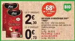 E.Leclerc Yogi - infusion ayurveqique bio offre