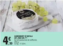 E.Leclerc Camembert di bufala 28% mat.gr offre