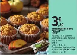E.Leclerc Pozz - 8 mini muffins cœur fondant offre