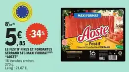 E.Leclerc Aoste - le festif fines et fondantes sferano stg maxi format offre
