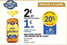 E.Leclerc E.leclerc - mini gâches nature nos regions ont du talent offre