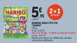 E.Leclerc Haribo - bonbons méga fête pik offre