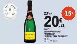 E.Leclerc Vranken - aop champagne brut offre