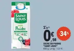 E.Leclerc Saint louis - sucre en poudre offre