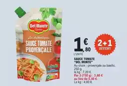 E.Leclerc Del monte - sauce tomate offre