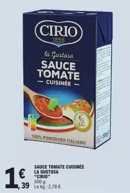 E.Leclerc Cirio - sauce tomate cuisinée offre