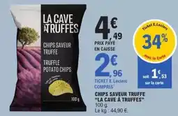 E.Leclerc Potato - chips saveur truffe la cave a truffes offre