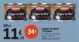 E.Leclerc Stéphan - langue de boeuf offre