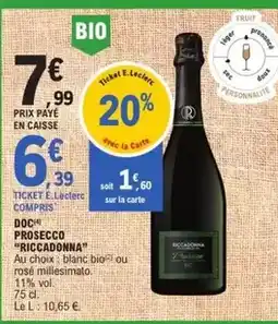 E.Leclerc Riccadonna - prosecco offre
